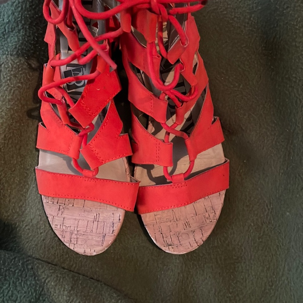 Women’s Sandals. Size 9. Color: Orange